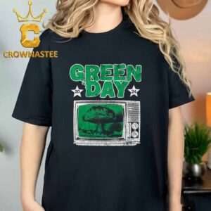 Green Day Saviors Tour 2024 Tv Explosion Classic T-Shirt