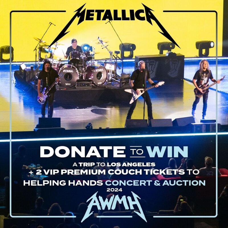 Metallica and All Within My Hands Foundation