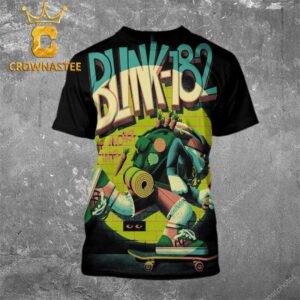 Official Blink-182 One More Time Tour 2024 At Wells Fargo Center In Philadelphia PA On July 26th All Over Print Shirt