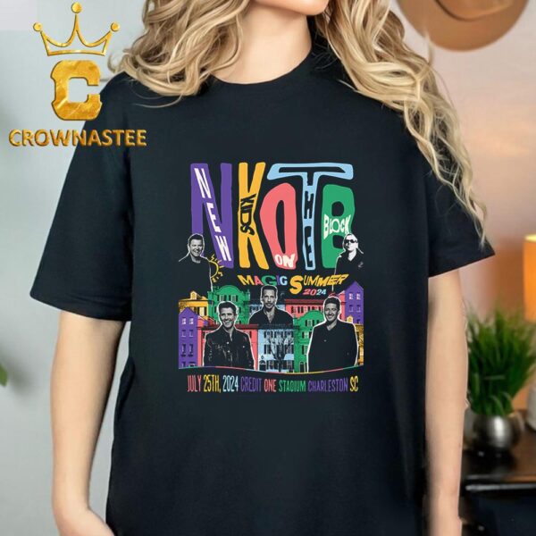 Official New Kids On The Block Magic Summer Tour 2024 Charleston Event On July 25th Essential T-Shirt