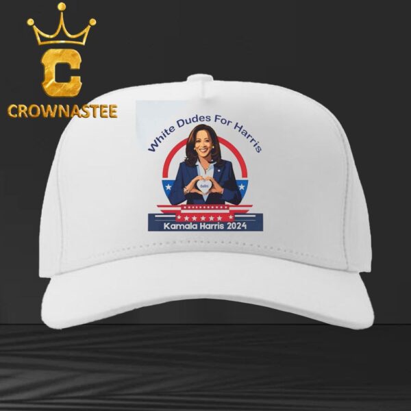 White Dudes For Kamala Harris For President 2024 Classic Hat Cap