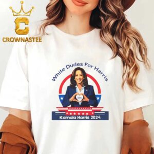 White Dudes For Kamala Harris For President 2024 Classic T-Shirt