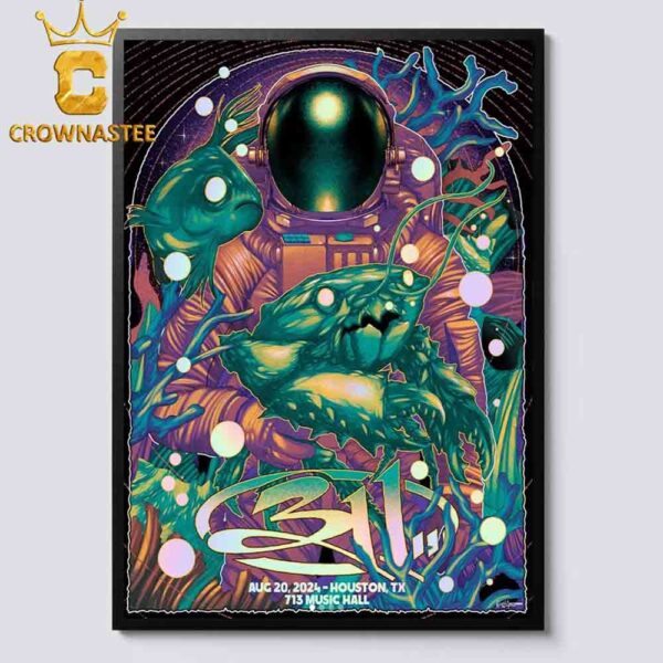 311 Houston Texas At 713 Music Hall On August 20th 2024 Home Decor Poster Canvas