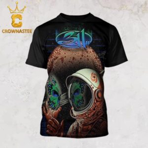 311 In Grand Prairie Texas 2024 At Trust Cu Theatre On August 22 All Over Print Tee Shirt