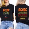 ACDC Paris France PWRD UP Tour Europe 2024 On August 13th We Salute You Hippodrome Paris Longchamp Two Sided T-Shirt