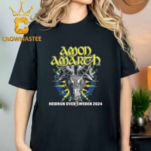 Amon Amarth The Heidrun Over Sweden 2024 Tour Umea Uppsala Huskvarna Gothenburg Classic T-Shirt