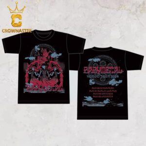 Babymetal Kingslayer Tee World Tour 2024 Singapore Kuala Lumpur Bangkok Jakarta Two Sided T-Shirt