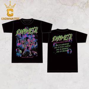 Babymetal Mirror Ball Tee World Tour 2024 Singapore Kuala Lumpur Bangkok Jakarta Two Sided T-Shirt