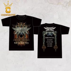 Babymetal Mythic Guardians Tee World Tour 2024 Singapore Kuala Lumpur Bangkok Jakarta Two Sided T-Shirt