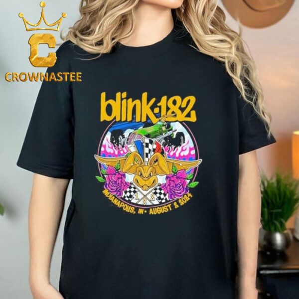 Blink-182 At Gainbridge Fieldhouse Indianapolis Indiana On August 2nd 2024 One More Time Tour T-Shirt