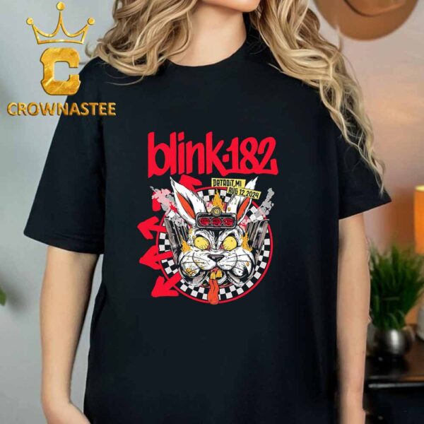 Blink-182 At Target Center Little Caesars Arena Detroit MI One More Time Tour 2024 On August 12th CLassic T-Shirt