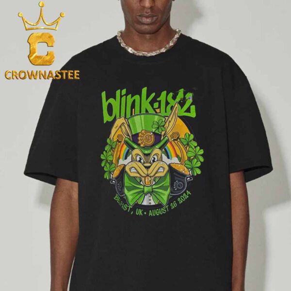 Blink-182 In Belfast UK At The SSE Arena 2024 On August 26th One More Time Tour Classic T-Shirt