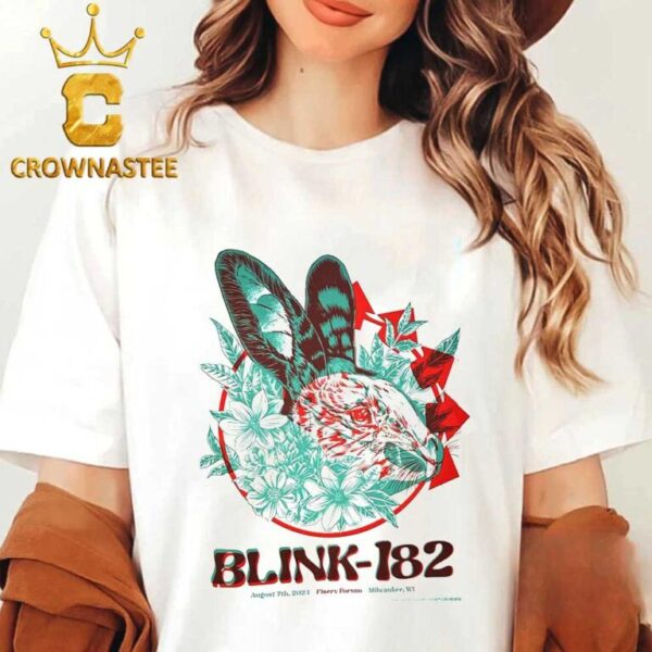 Blink-182 Milwaukee Wisconsin At Fiserv Forum 2024 One More Time Tour On August 7th Classic T-Shirt