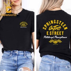 Bruce Springsteen And E Street Band Pittsburgh 15th And 18th August World Tour 2024 Two Sided T-Shirt