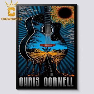 Chris Cornell 60s Birthday On August 26th 2024 Home Decor Poster Canvas