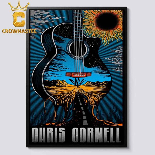 Chris Cornell 60s Birthday On August 26th 2024 Home Decor Poster Canvas