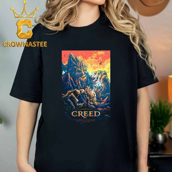 Creed In Mansfield MA 2024 At Xfinity Center On August 21 Classic T-Shirt