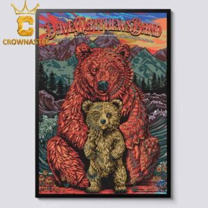 Dave Matthews Band Greenwood Village CO 2024 Fiddlers Green Amphitheatre On August 23 Home Decor Poster Canvas