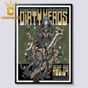 Dirty Heads Austin Texas 2024 At Insurance Amphitheater On August 29th Home Decor Poster Canvas