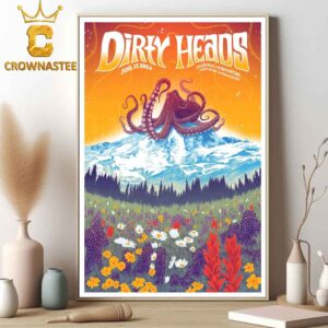 Dirty Heads In Auburn Washington At White River Amphitheatre 2024 On August 17th Home Decor Poster Canvas