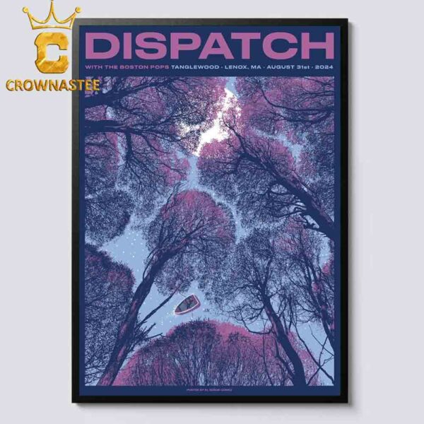 Dispatch At Tanglewood Lenox Massachusetts 2024 On August 31 Home Decor Poster Canvas