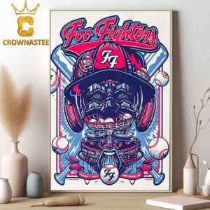 Foo Fighters At Petco Park San Diego CA 2024 On August 7th Everything Or Nothing At All Tour Home Decor Poster Canvas