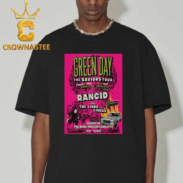 Green Day At PNC Music Pavilion In Charlotte NC 2024 On August 26th Classic T-Shirt