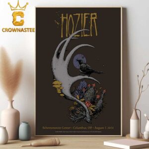 Hozier Columbus Show At Schottenstein Center On August 7th 2024 Home Decor Poster Canvas