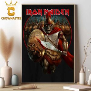 Iron Maiden The Future Past 2024 Tour Alexander The Great Home Decor Poster Canvas