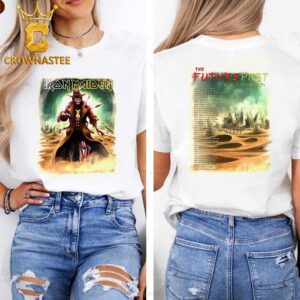 Iron Maiden The Future Past 2024 Tour Stranger Desert Two Sided T-Shirt