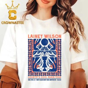 Lainey Wilson In Chula Vista California 2024 At North Island Credit Union Amphitheatre On August 23 Country Cool Again Tour Classic T-Shirt