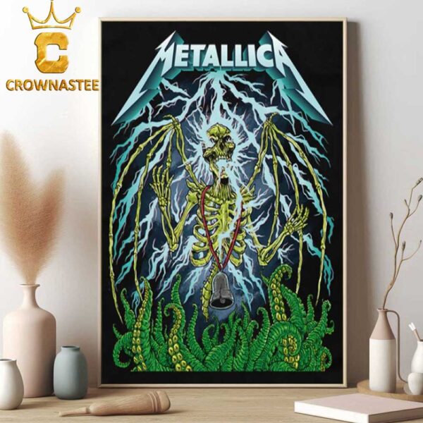 Metal Hammer Issue 390 Metallica Magazine 2024 40 Years Of Ride The Light Home Decor Poster Canvas