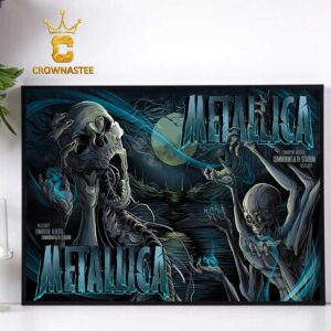 Metallica At Commonwealth Stadium In Edmonton Alberta Canada 2024 On August 23 And 25 M72 World Tour North America Home Decor Poster Canvas