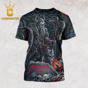 Metallica At US Bank Stadium Minneapolis MN Day 1 2024 M72 World Tour North America On August 16th All Over Print Shirt