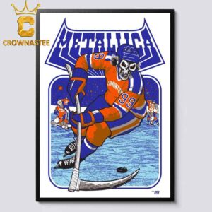 Metallica Edmonton Concert Alberta Canada M72 World Tour 2024 Home Decor Poster Canvas