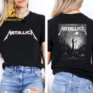 Metallica In Edmonton Alberta Canada 2024 At Commonwealth Stadium On August 23 25 M72 World Tour Two Sided Classic T-Shirt