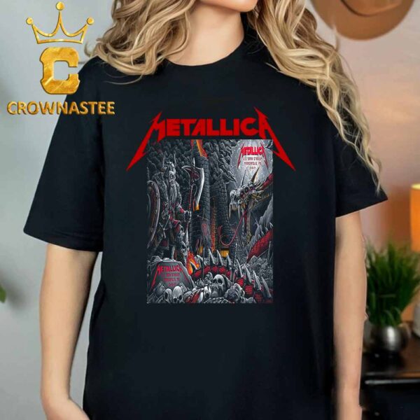 Metallica In Minneapolis MN At US Bank Stadium 2024 On August 16th And 18th M72 World Tour North America Classic T-Shirt