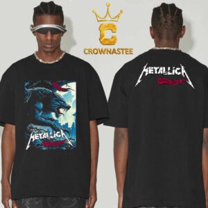 Metallica Lumen Field Seattle WA 2024 On August 30 M72 World Tour North America Pop Up Two Sided T-Shirt