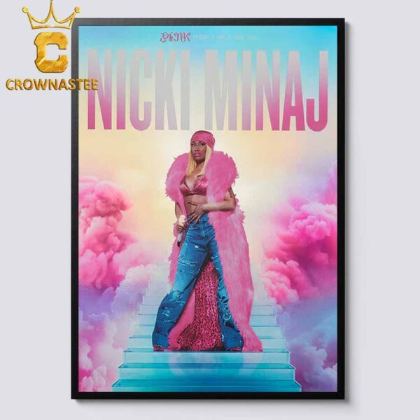 Official Nicki Minaj Pink Friday 2 World Tour Print Home Decor Poster Canvas