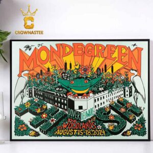 Phish Mondegreen Dover Delaware The Woodlands 2024 From August 15th To 18th Home Decor Poster Canvas