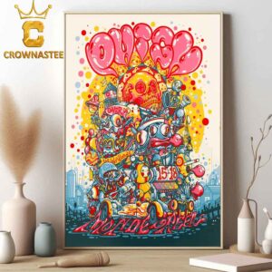 Phish Mondegreen Dover Delaware The Woodlands From August 15th To 18th 2024 Home Decor Poster Canvas