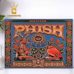 Phish The Bethel Woods Center For The Arts New York 2024 From August 9 To 11 Home Decor Poster Canvas