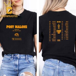 Post Malone The F1 Trillion Tour 2024 Schedule A Collection Of Country Songs Live Nation Two Sided T-Shirt