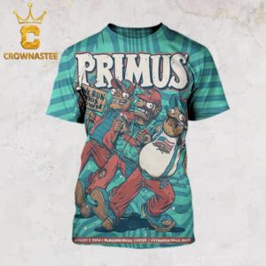 Primus At Blossom Music Center Cuyahoga Falls Ohio On August 5th 2024 All Over Print Shirt