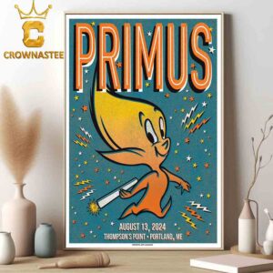 Primus At Thompson’s Point Portland ME 2024 On August 13th Home Decor Poster Canvas