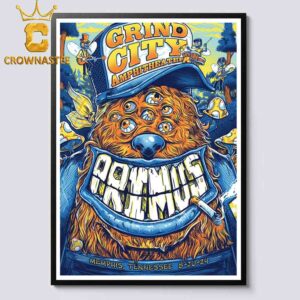 Primus In Memphis Tennessee At Grind City Amphitheater 2024 On August 20th Home Decor Poster Canvas