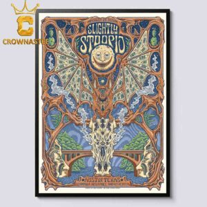 Slightly Stoopid Austin Texas 2024 At Germania Insurance Amphitheater On August 29th Home Decor Poster Canvas