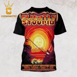 Slightly Stoopid In Redding California 2024 At Redding Civic Auditorium On August 22 All Over Print Tee Shirt