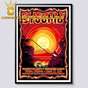 Slightly Stoopid In Redding California 2024 At Redding Civic Auditorium On August 22 Home Decor Poster Canvas