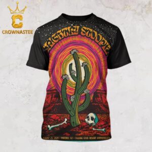 Slightly Stoopid Phoenix Arizona 2024 At Talking Stick Resort Amphitheatre On August 25th All Over Print T-Shirt